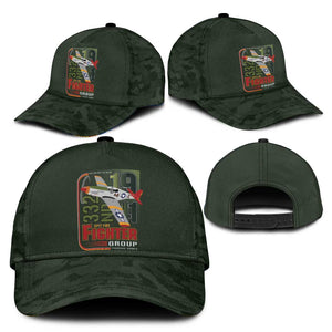 Tuskegee Airmen Camo Moss Green Classic Cap 332nd Spit Fire - African Pride