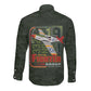 Tuskegee Airmen Camo Moss Green Long Sleeve Button Shirt 332nd Spit Fire - African Pride
