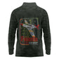 Tuskegee Airmen Camo Moss Green Long Sleeve Polo Shirt 332nd Spit Fire - African Pride