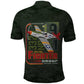 Tuskegee Airmen Camo Moss Green Polo Shirt 332nd Spit Fire LT7