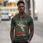 Tuskegee Airmen Camo Moss Green Polo Shirt 332nd Spit Fire - African Pride