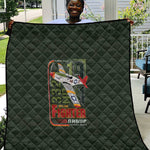 Tuskegee Airmen Camo Moss Green Quilt 332nd Spit Fire - African Pride