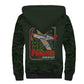 Tuskegee Airmen Camo Moss Green Sherpa Hoodie 332nd Spit Fire - African Pride