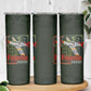 Tuskegee Airmen Camo Moss Green Skinny Tumbler 332nd Spit Fire - African Pride