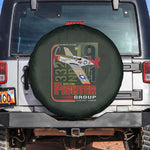 Tuskegee Airmen Camo Moss Green Spare Tire Cover 332nd Spit Fire - African Pride