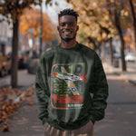 Tuskegee Airmen Camo Moss Green Sweatshirt 332nd Spit Fire - African Pride