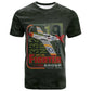 Tuskegee Airmen Camo Moss Green T shirt 332nd Spit Fire LT7