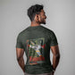 Tuskegee Airmen Camo Moss Green T shirt 332nd Spit Fire - African Pride