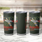 Tuskegee Airmen Camo Moss Green Tumbler Cup 332nd Spit Fire - African Pride