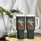 Tuskegee Airmen Camo Moss Green Tumbler With Handle 332nd Spit Fire - African Pride