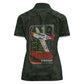 Tuskegee Airmen Camo Moss Green Women Polo Shirt 332nd Spit Fire - African Pride