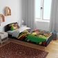 Personalised Afro Reggae Bedding Set Soul of Music Sketch Style