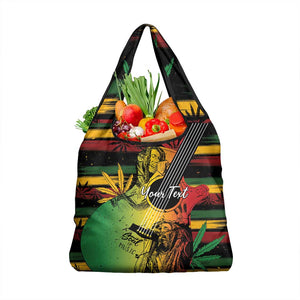 Personalised Afro Reggae Grocery Bag Soul of Music Sketch Style