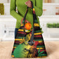 Personalised Afro Reggae Grocery Bag Soul of Music Sketch Style
