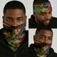 Personalised Afro Reggae Neck Gaiter Soul of Music Sketch Style LT7
