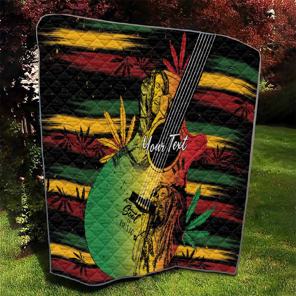 Personalised Afro Reggae Quilt Soul of Music Sketch Style