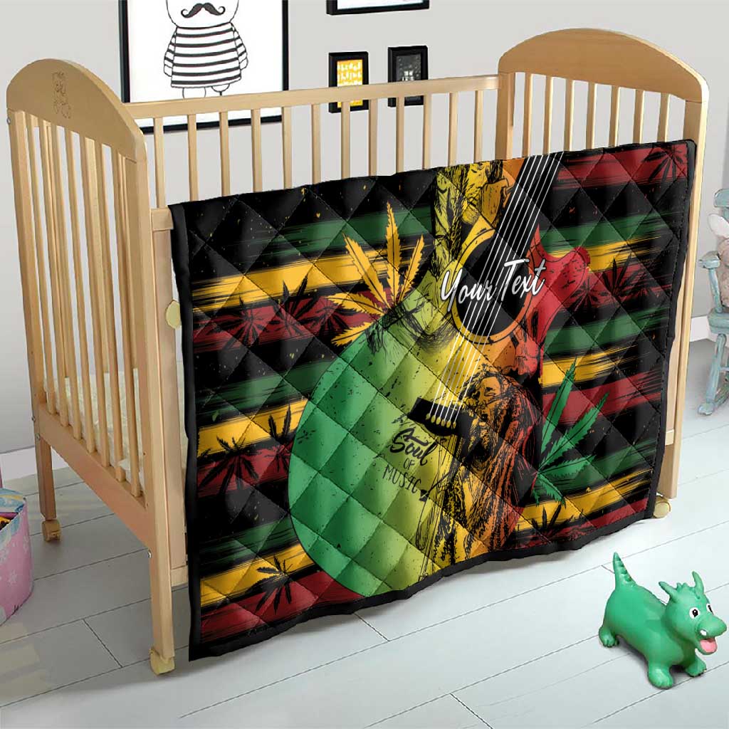 Personalised Afro Reggae Quilt Soul of Music Sketch Style