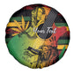 Personalised Afro Reggae Spare Tire Cover Soul of Music Sketch Style