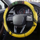 Afro Reggae Steering Wheel Cover Soul of Music Sketch Style