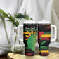 Personalised Afro Reggae Tumbler With Handle Soul of Music Sketch Style