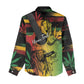 Personalised Afro Reggae Women Casual Shirt Soul of Music Sketch Style LT7