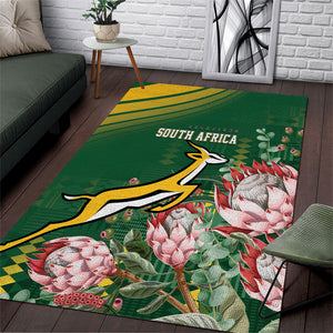 South Africa Rugby Bokke Champions Area Rug