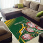 South Africa Rugby Bokke Champions Area Rug