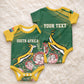South Africa Rugby Personalized Bokke Champions Baby Onesie