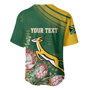 South Africa Rugby Personalized Bokke Champions Baseball Jersey