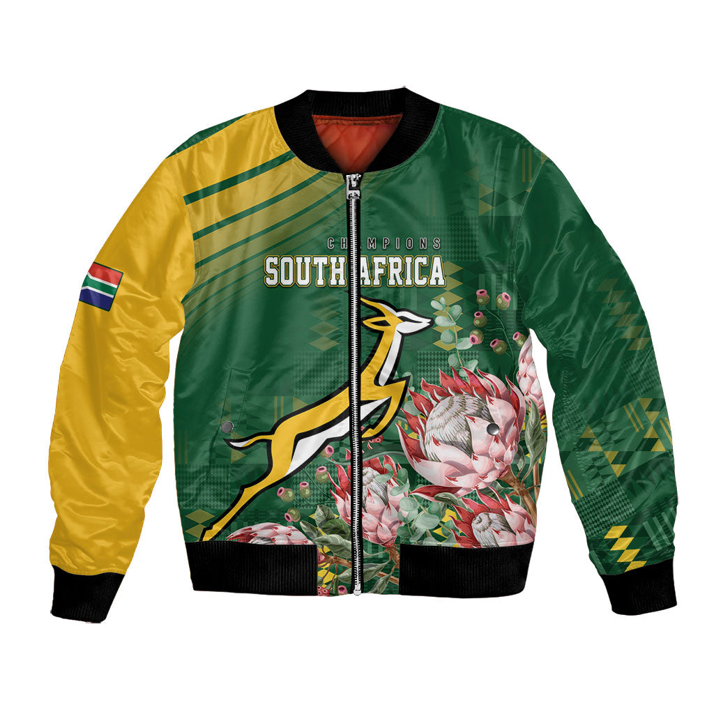 South Africa Rugby Personalized Bokke Champions Bomber Jacket