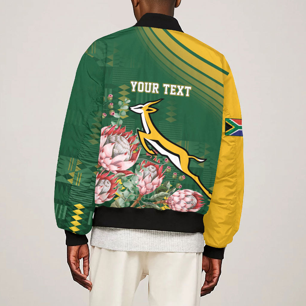 South Africa Rugby Personalized Bokke Champions Bomber Jacket