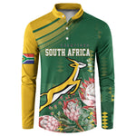 South Africa Rugby Personalized Bokke Champions Button Sweatshirt