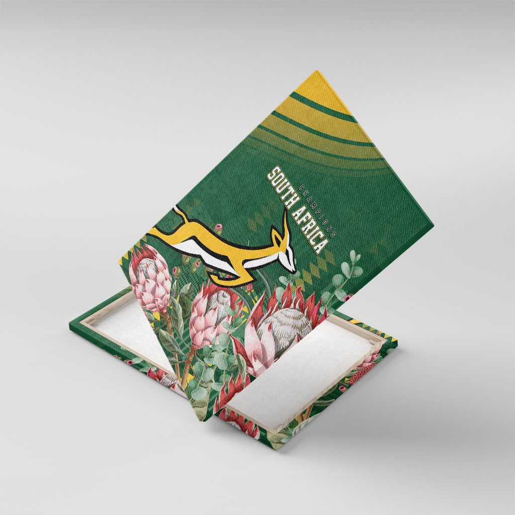 South Africa Rugby Bokke Champions Canvas Wall Art