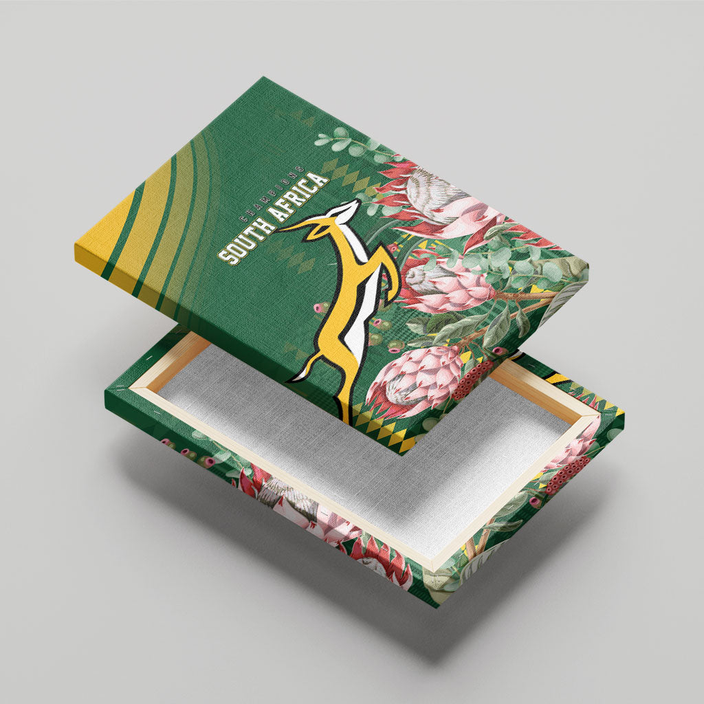 South Africa Rugby Bokke Champions Canvas Wall Art