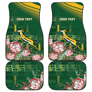 South Africa Rugby Personalized Bokke Champions Car Mats