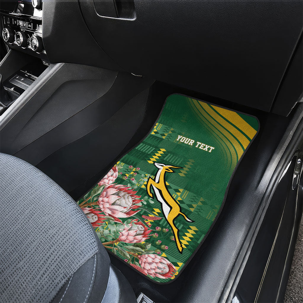 South Africa Rugby Personalized Bokke Champions Car Mats