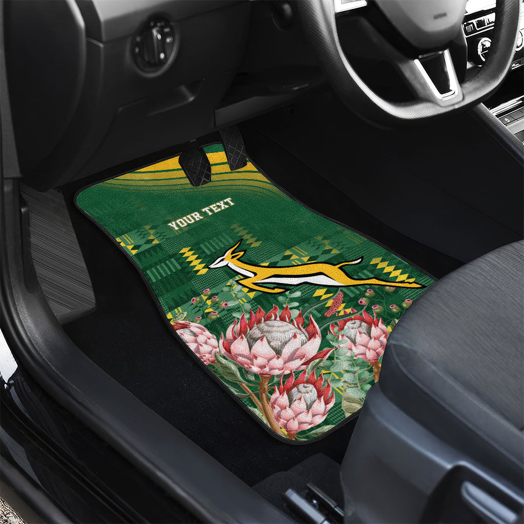 South Africa Rugby Personalized Bokke Champions Car Mats