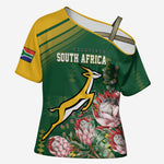 South Africa Rugby Personalized Bokke Champions Cross Shoulder Shirt