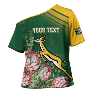 South Africa Rugby Personalized Bokke Champions Cross Shoulder Shirt