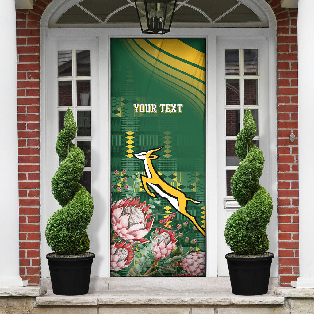 South Africa Rugby Personalized Bokke Champions Door Cover