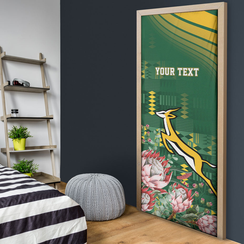 South Africa Rugby Personalized Bokke Champions Door Cover