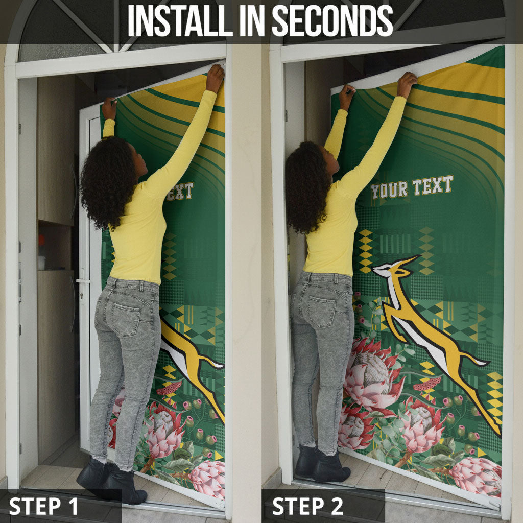 South Africa Rugby Personalized Bokke Champions Door Cover