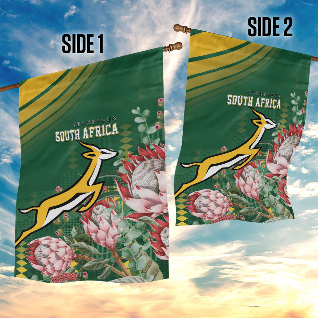South Africa Rugby Bokke Champions Garden Flag
