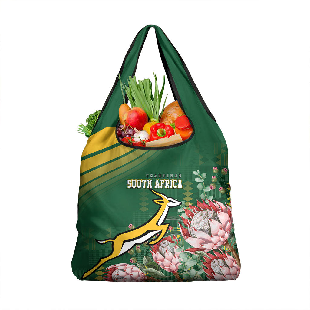 South Africa Rugby Bokke Champions Grocery Bag