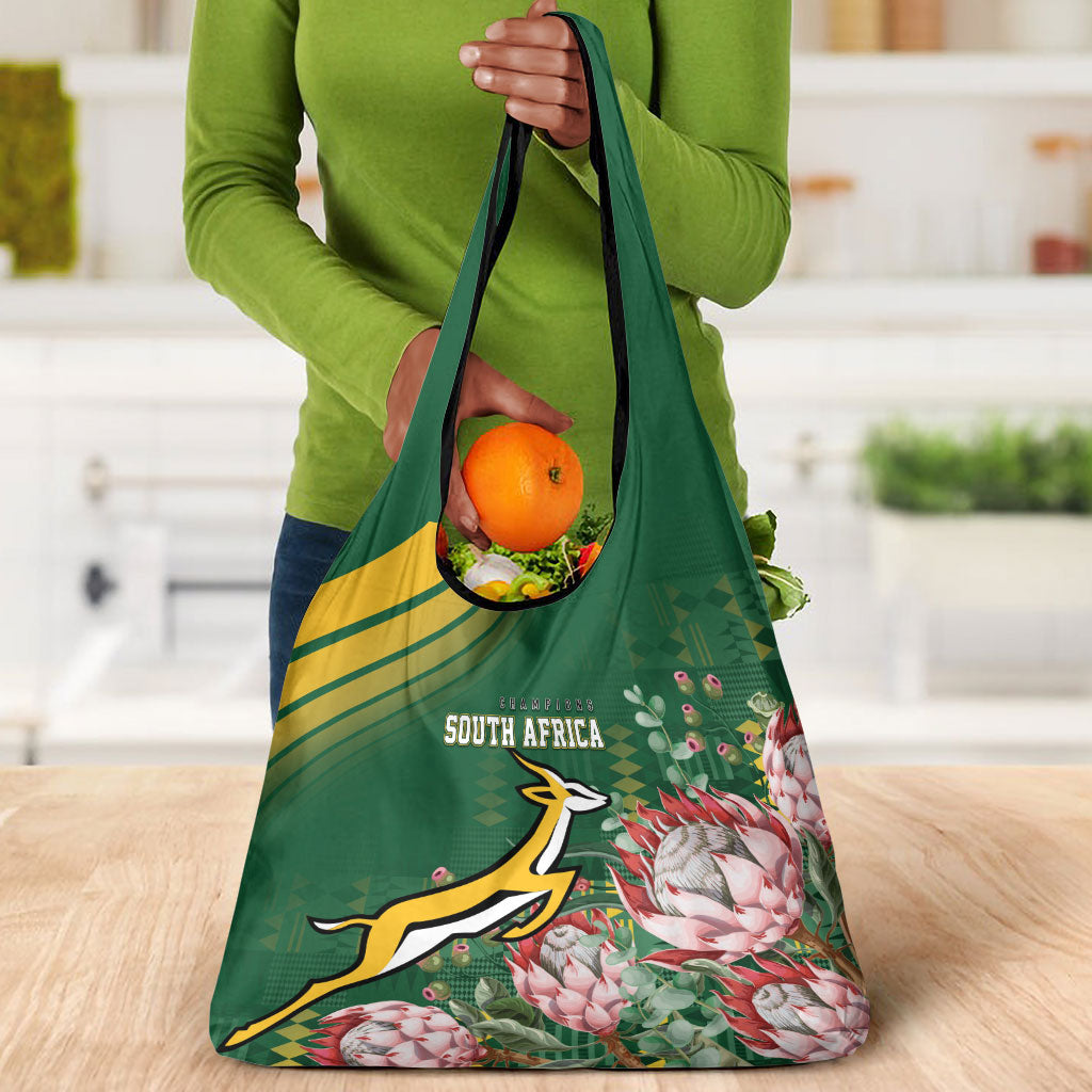 South Africa Rugby Bokke Champions Grocery Bag