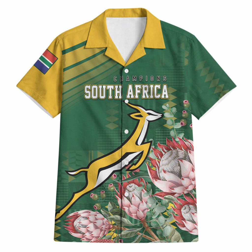 South Africa Rugby Personalized Bokke Champions Hawaiian Shirt