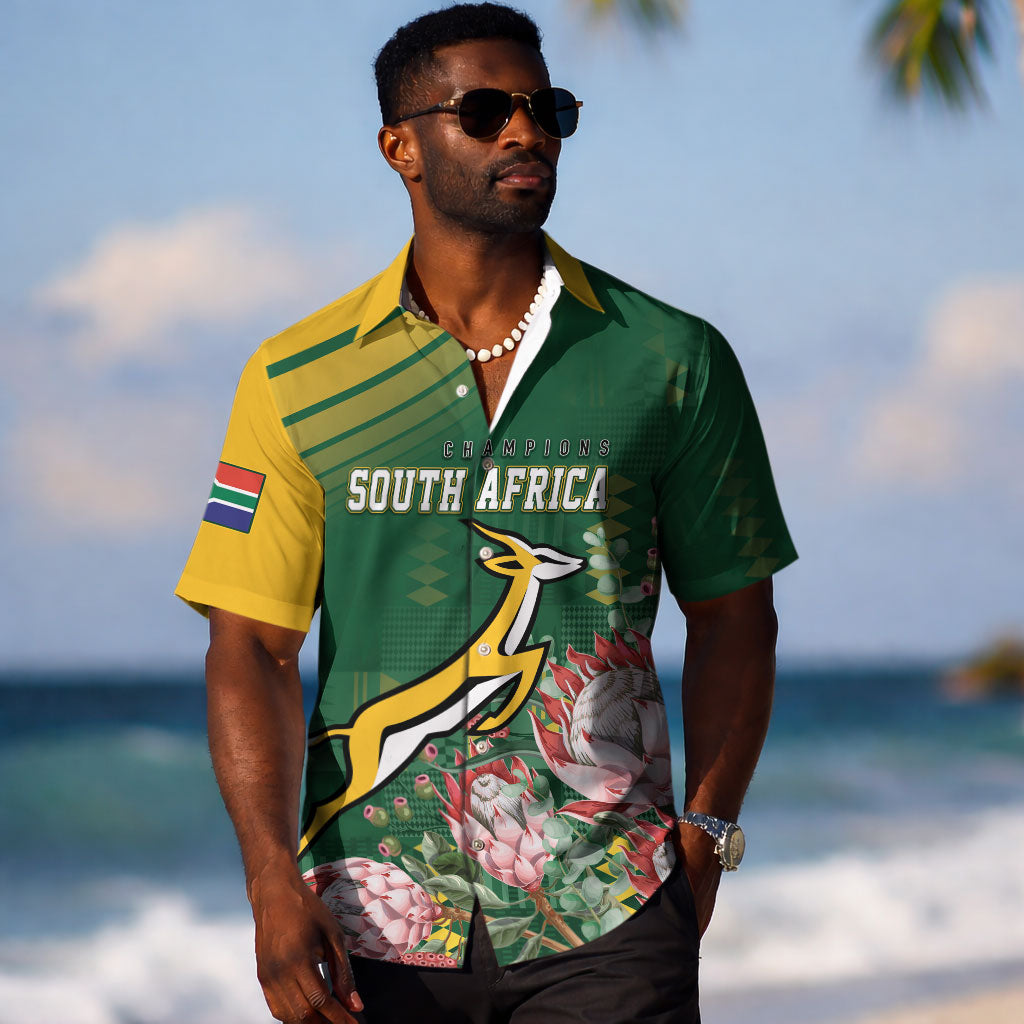 South Africa Rugby Personalized Bokke Champions Hawaiian Shirt