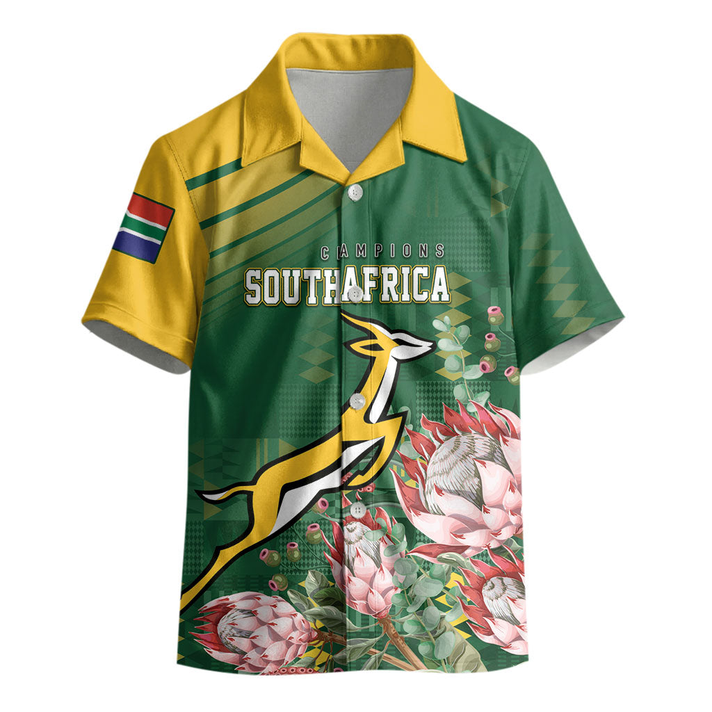 South Africa Rugby Personalized Bokke Champions Kid Hawaiian Shirt