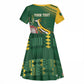 South Africa Rugby Personalized Bokke Champions Kid Short Sleeve Dress