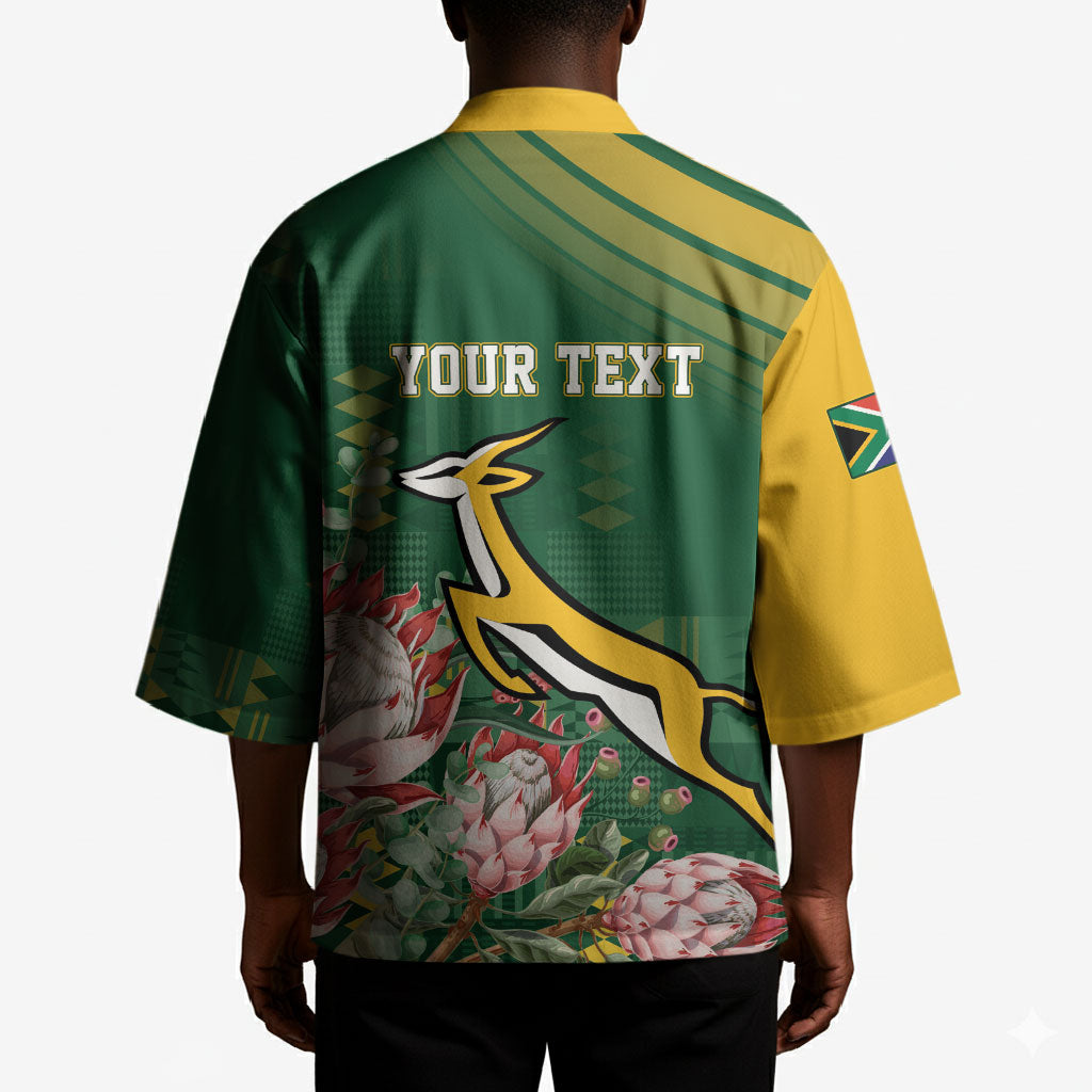 South Africa Rugby Personalized Bokke Champions Kimono
